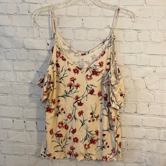 American Eagle Outfitters Tops - Nwt American Eagle soft and sexy cold shoulder top